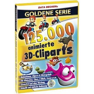 125.000 Animierte 3D Cliparts (DVD ROM) Software