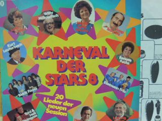 Musik 204 LP, Karneval der Stars 8, 20 Lieder der neuen Session, 1978