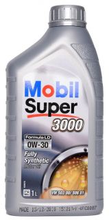 Mobil Super 3000 Formula LD 0W 30 Motoröl   6x1 Liter