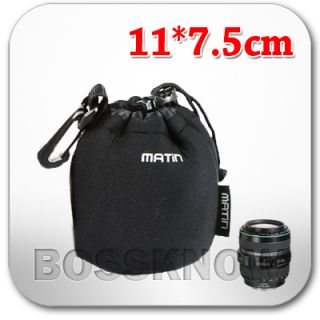 Matin Neoprene Soft Small Size Camera Lens Pouch Case Bag Fr Canon