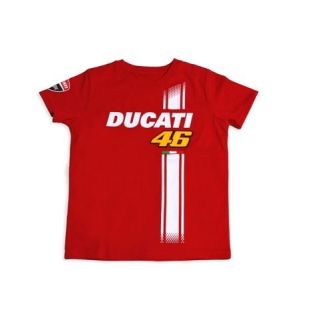 DUCATI Corse Kinder T Shirt VALENTINO ROSSI D46 FAN KIDS Moto GP NEU