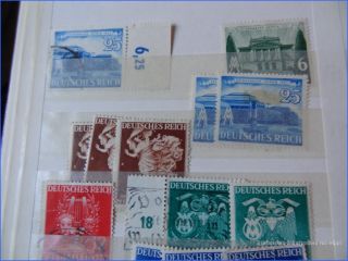 Briefmarken Sammlung Deutsches Reich aus 1935 1945 im großen EB