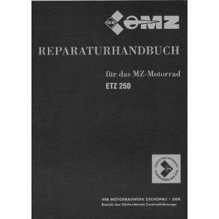 Reparaturhandbuch für das MZ Motorrad ETZ 250 Küche