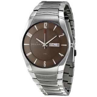 Skagen Herren Armbanduhr XL Analog Quarz Edelstahl 531XLSXM1