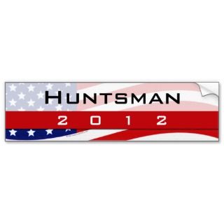 Jon Huntsman for President 2012 Bumper Sticker