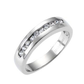 ZEEme Stainless Steel Ring mit 10 Kristallen Größe 58 389070007 058