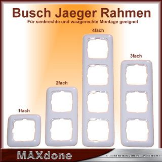 3fach Rahmen Busch Jaeger Reflex SI alpinweiss 2513 214
