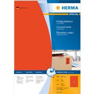 Herma Etiketten A4 4397 105x148 mm Papier matt 400 