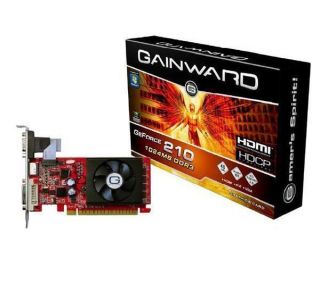Gainward GeForce 210 1024MB DDR3 Single GPU Grafikkarte