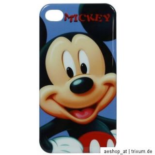 Mickey Mouse Apple iPhone 4 / 4S Hard Case Cover Hülle Tasche