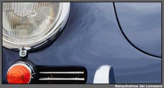 Leinwand Bild Porsche Oldtimer 356 Blau Bilder Traum Autos Klassiker