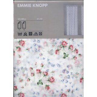 Ikea Emmie Knopp   2 Gardinenschals je 300 x 145 cm   weiß mit
