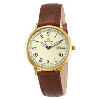 Steinhausen Herren TW493G Dunn Horitzon Thin Schweizer Quartz Golduhr