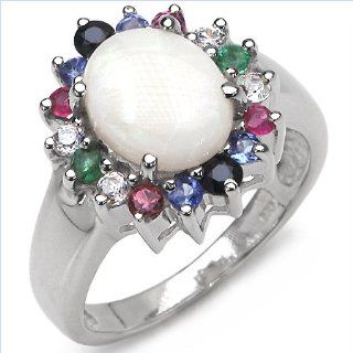 Ring Multicolor Opal,Smar2,35 Karat Gr.63