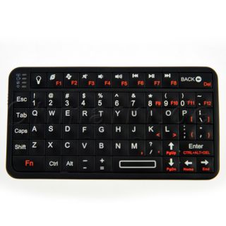 Mini Bluetooth Tastatur LED Backlight f Smart Phone Tablet PC Laptop