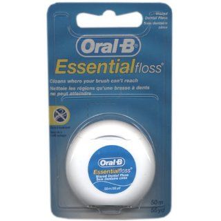 Oral B Essential Floss 50 m Waxed (Pack of 6) (Zahnseide) 