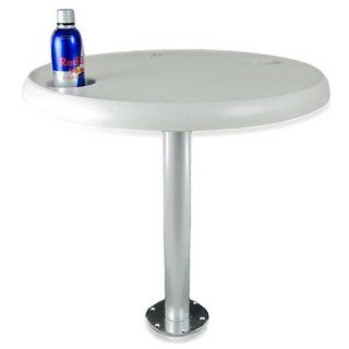 Runder Tisch mit festem Tischbein 60 cm Sport & Freizeit