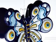 Nazar Boncuk   Glas Mobile Schmetterling Motiv   Cevsen