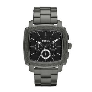 Fossil Herren Armbanduhr XL Machine Chronograph Edelstahl beschichtet