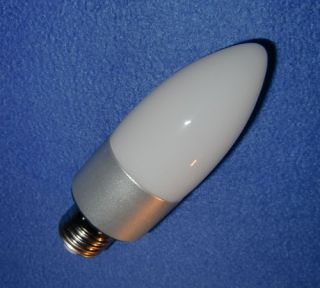 3W LED Lampe 3x1W E27 warmweiß 242lm / 25W   Kerzenform