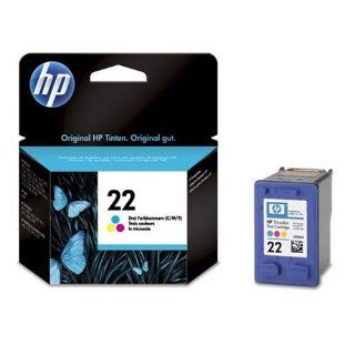 HP C9352AE Tintenpatrone Nr. 22 mehrfarbig (165 Seiten) 