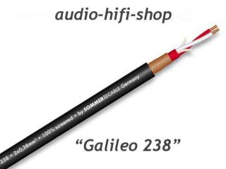 Galileo 238 Mikrofonkabel HiFi Kabel von Sommer Cable