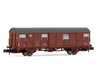 Gedeckter Güterwagen der Bauart Gbs 252 der DB   Arnold HN6087 Spur N