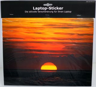 Laptop Netbook Notebook Sticker Aufkleber Motiv Sonnenuntergang (D239