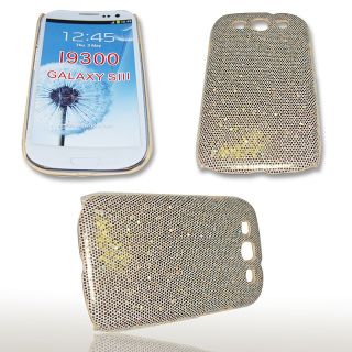 Handy Tasche Case Glitzer f. Samsung GT I9300 Galaxy S3 Hülle