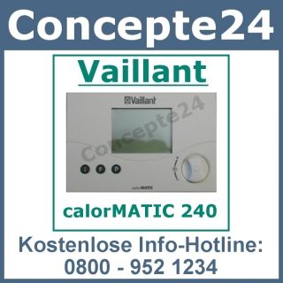 Vaillant calorMATIC 240 digitale Raumtemperaturregelung Raumregler