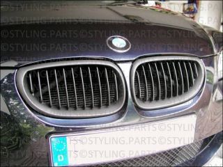 BMW E60 E61 5er NIEREN GRILL SCHWARZ BLACK SHADOWLINE