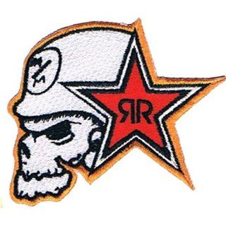 Logo Aufnäher / Iron on Patch  Rockstar Energy  Skull 