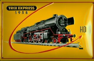 Blechschild 20x30cm Trix Express lizensierte Replika B262