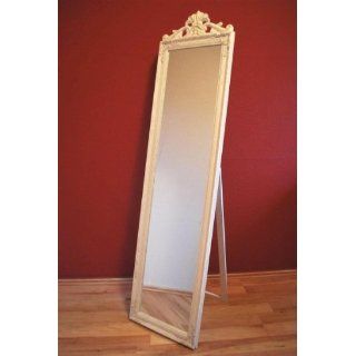 Standspiegel Spiegel antik weiß 180 cm barock Ankleidespiegel 