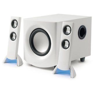 Bazoo NETO stereo 2.1 Subwoofer System weiß Computer
