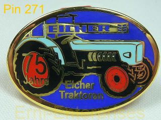 75 Jahre Anstecknadel aus Metall Traktor Trecker Schlepper 271