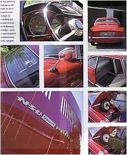 Schwartz Kultautos der 60er Jahre (Autos) NEU Porsche Saab NSU FIAT