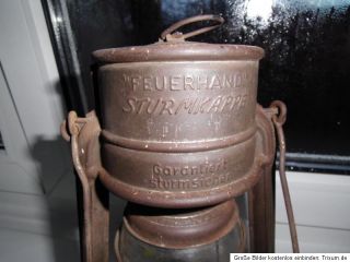 Petroleumlampe Original Nier Feuerhand,276 Sturmkappe Baby Special