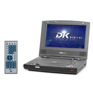 DK Digital DVP 188 Tragbarer DVD Player 17,8 cm (7 Zoll) schwarz