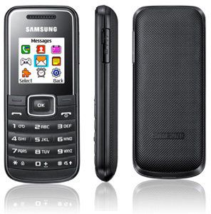 Samsung E1050 Handy ohne Branding black Elektronik
