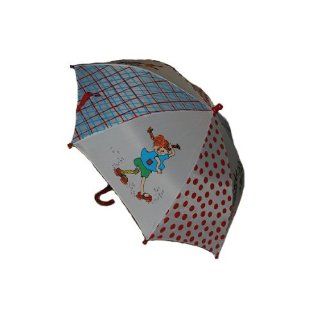 Pippi Langstrumpf Schirm Kinderschirm Kinder Stockschirm 