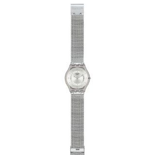 Swatch Damen Armbanduhr Metal Knit SFM118M