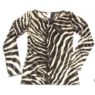 DOLCE & GABBANA Sexy Animal Damen T Shirt Zebra transparent Tüll
