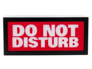 Do not disturb   LED Leuchtschild