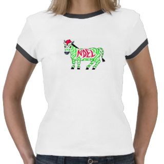 Noel Christmas Zebra Tee Shirt