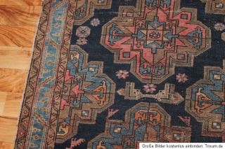 Antiker Handgeknüpfter Perser Teppich Bakhtiari Carpet Rug 157x101cm