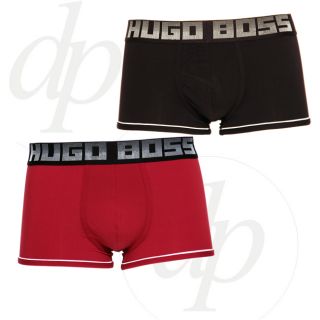 HUGO BOSS 1er Pack INNOVATION BOXER SHORTS ROT o SCHWARZ S   XXL PANTS