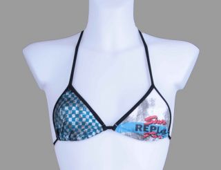 Replay Bikini Badeanzug Triangel BH + Slip Gr. 36 Cup AA   A #22