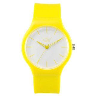 LTD Watch Unisex Armbanduhr Essentails Analog Kunststoff gelb LTD
