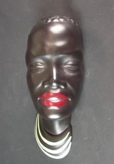 negride afrikanische Wandmaske Nr. 2308   Gmundner Keramik Afrika